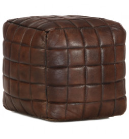 Pouf 40 x 40 x 40 cm Marron...