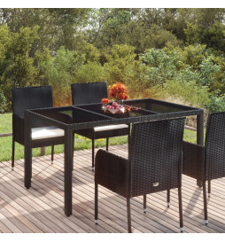 Table de jardin dessus en...