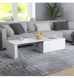 Table basse Blanc 150x50x35...