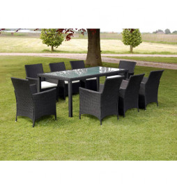 Mobilier à dîner de jardin...