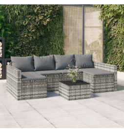 Salon de jardin 2 pcs avec...