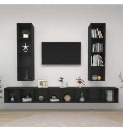 Meubles TV muraux 4 pcs...