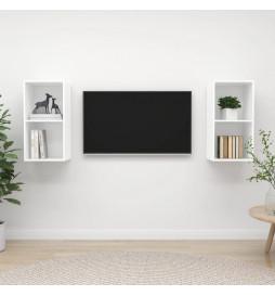 Meubles TV muraux 2 pcs...