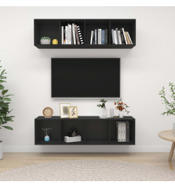 Meubles TV muraux 2 pcs...