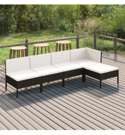Salon de jardin 5 pcs avec...