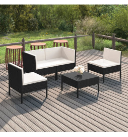 Salon de jardin 5 pcs avec...