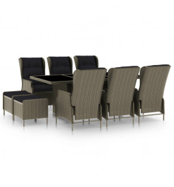 Mobilier à dîner jardin 9...