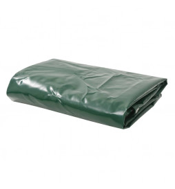 Bâche 650 g / m² 6 x 8 m Vert