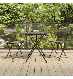 Chaises de bistrot pliantes...