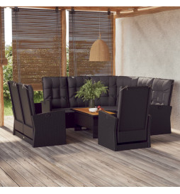 Salon de jardin 4 pcs avec...