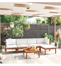 Salon de jardin 6 pcs avec...