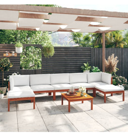 Salon de jardin 8 pcs avec...