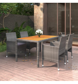 Mobilier à dîner de jardin...