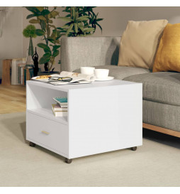 Table basse Blanc 55x55x40...