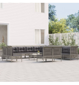 Salon de jardin 13 pcs avec...