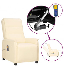 Fauteuil de massage Crème...