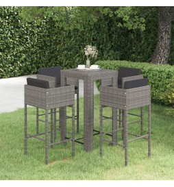Ensemble de bar de jardin 5...