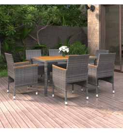 Mobilier à dîner de jardin...