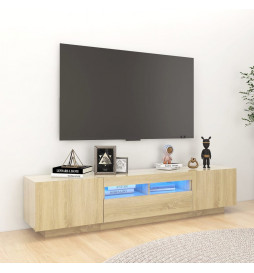 Meuble TV avec lumières LED...