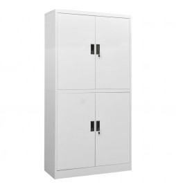 Armoire de bureau Gris...