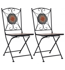 Chaises de bistrot mosaïque...