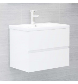 Armoire d'évier Blanc...