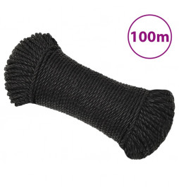 Corde de travail Noir 6 mm...