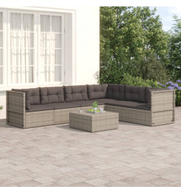 Salon de jardin 6 pcs avec...