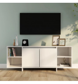 Meuble TV blanc brillant...