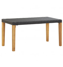 Banc de jardin 120 cm Noir...
