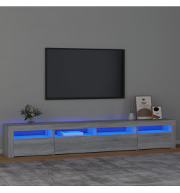 Meuble TV avec lumières LED...