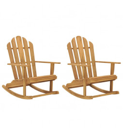 Chaises à bascule...