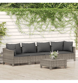 Salon de jardin 5 pcs avec...