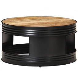 Table basse Noir 68x68x36...