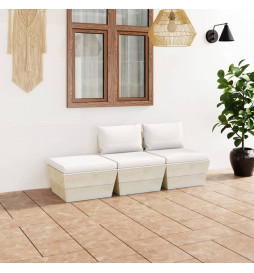 Salon de jardin palette 3...