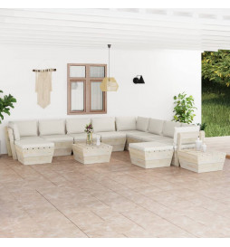 Salon de jardin palette 12...