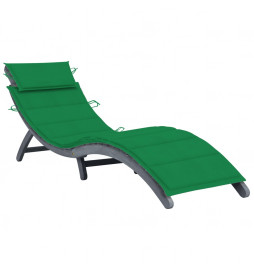 Chaise longue avec coussin...