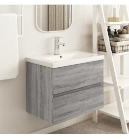 Armoire de lavabo Sonoma...