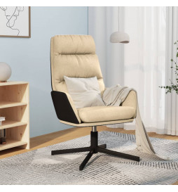 Chaise de relaxation Crème...
