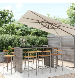 Ensemble de bar jardin 9...