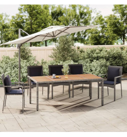 Table de jardin et dessus...