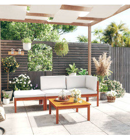 Salon de jardin 4 pcs avec...
