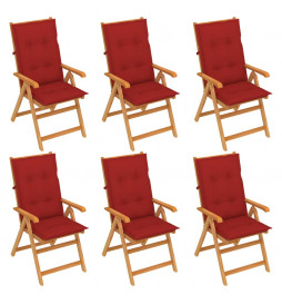 Chaises de jardin 6 pcs...