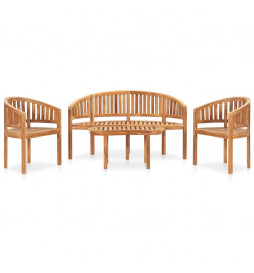 Salon de jardin 4 pcs en...