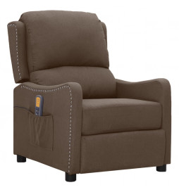 Fauteuil de massage Taupe...