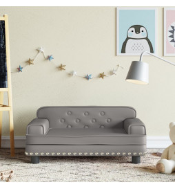 Canapé pour enfants gris...
