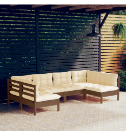 Salon de jardin 6 pcs avec...