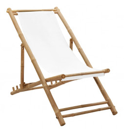 Chaise de terrasse Bambou...