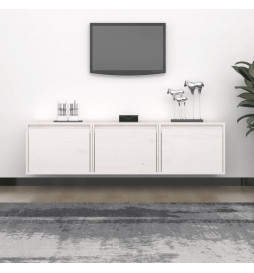 Meubles TV 3 pcs Blanc Bois...