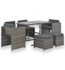 Mobilier à dîner de jardin...
